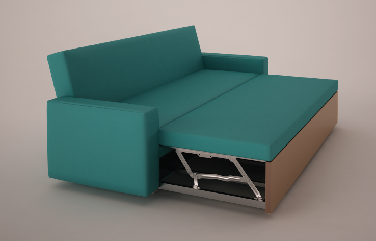 BED CORNER MECHANISM FOR SOFA
