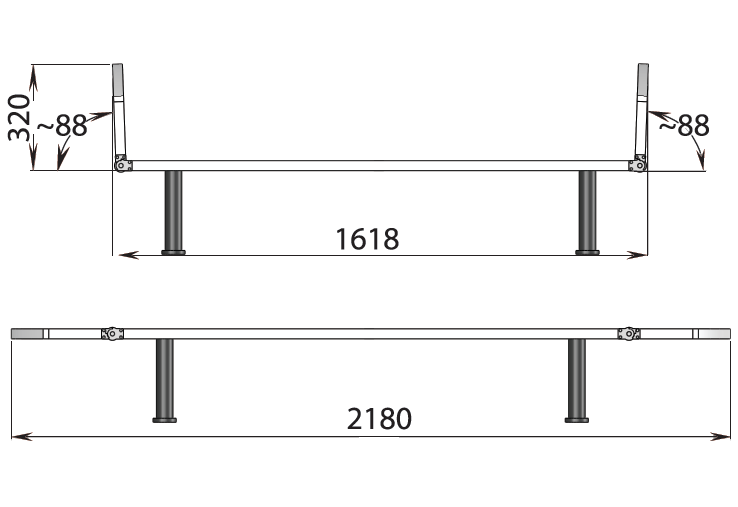 FOLDING MECHANISM EMPTY