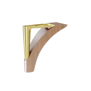 PLASTIC LEG 5L3MP5S NUT-BRASS
