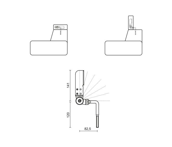 6 LEVEL ADJUSTABLE HEAD MECHANISM