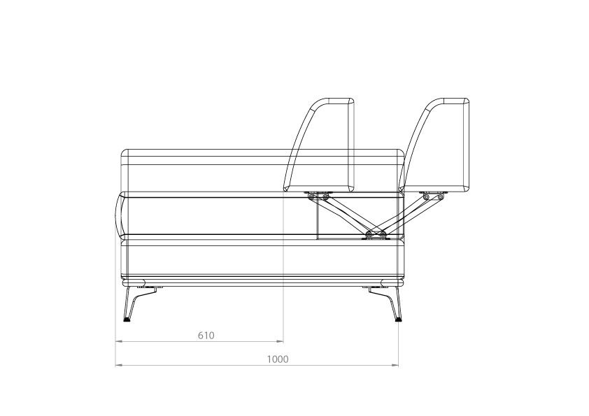SIRT HAREKET MEKANİZMASI 40 CM